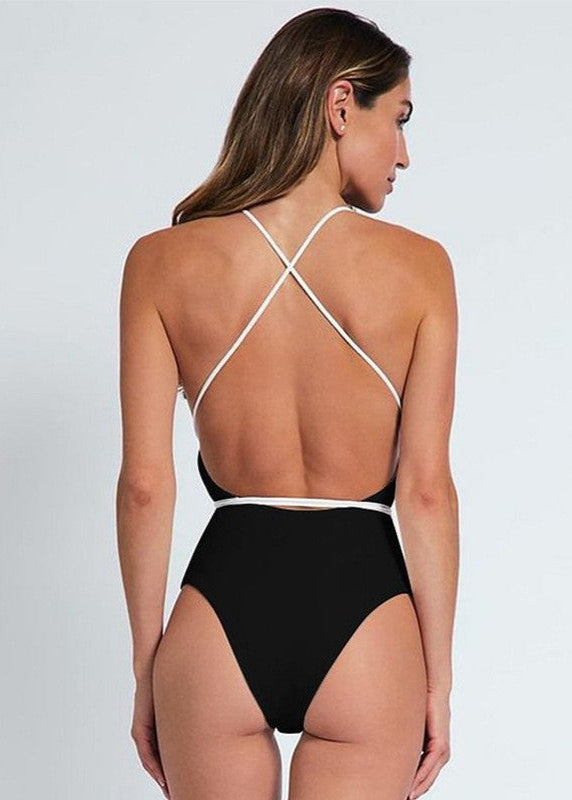 Palma Fleur - Maillot de bain une pièce avec détail floral 3D et ceinture à nouer