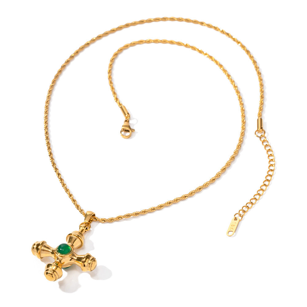 Aurelius Gouden Kruis Ketting