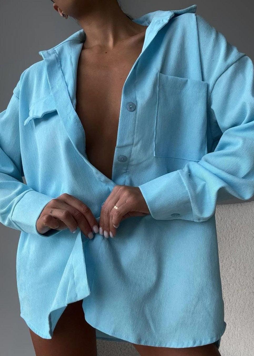Glacier Ease - Camisa de botones extragrande