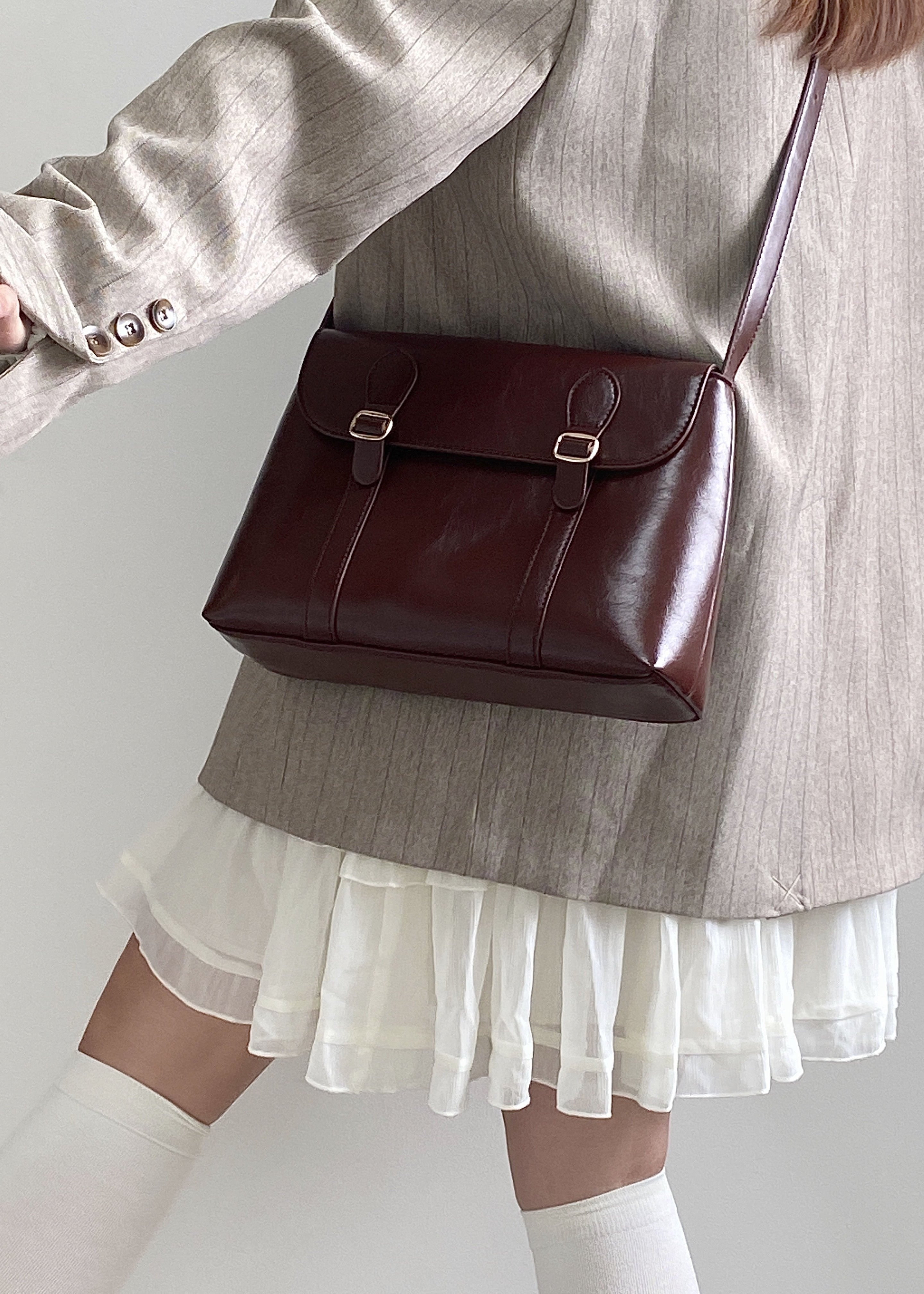 Retro-stijl Schouder Messenger Bag