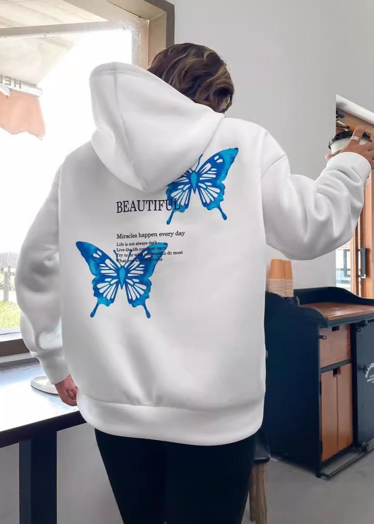 Hoodie Graphique Rêve de Papillon