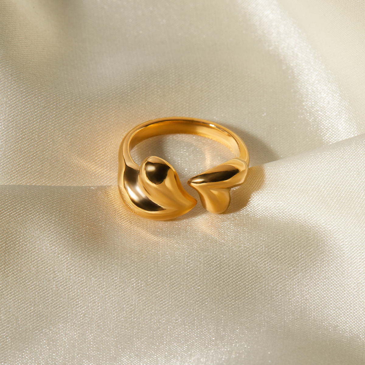 Aurelia - Vergulde Hart Ring