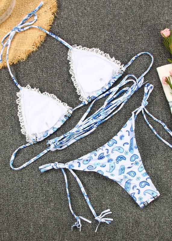 Conjunto de Bikini de Crochet Boho Paisley