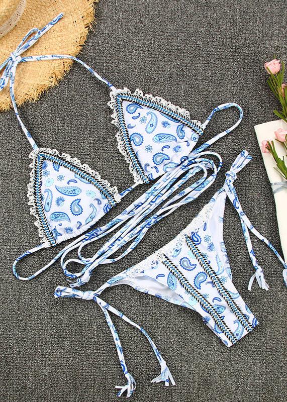 Conjunto de Bikini de Crochet Boho Paisley
