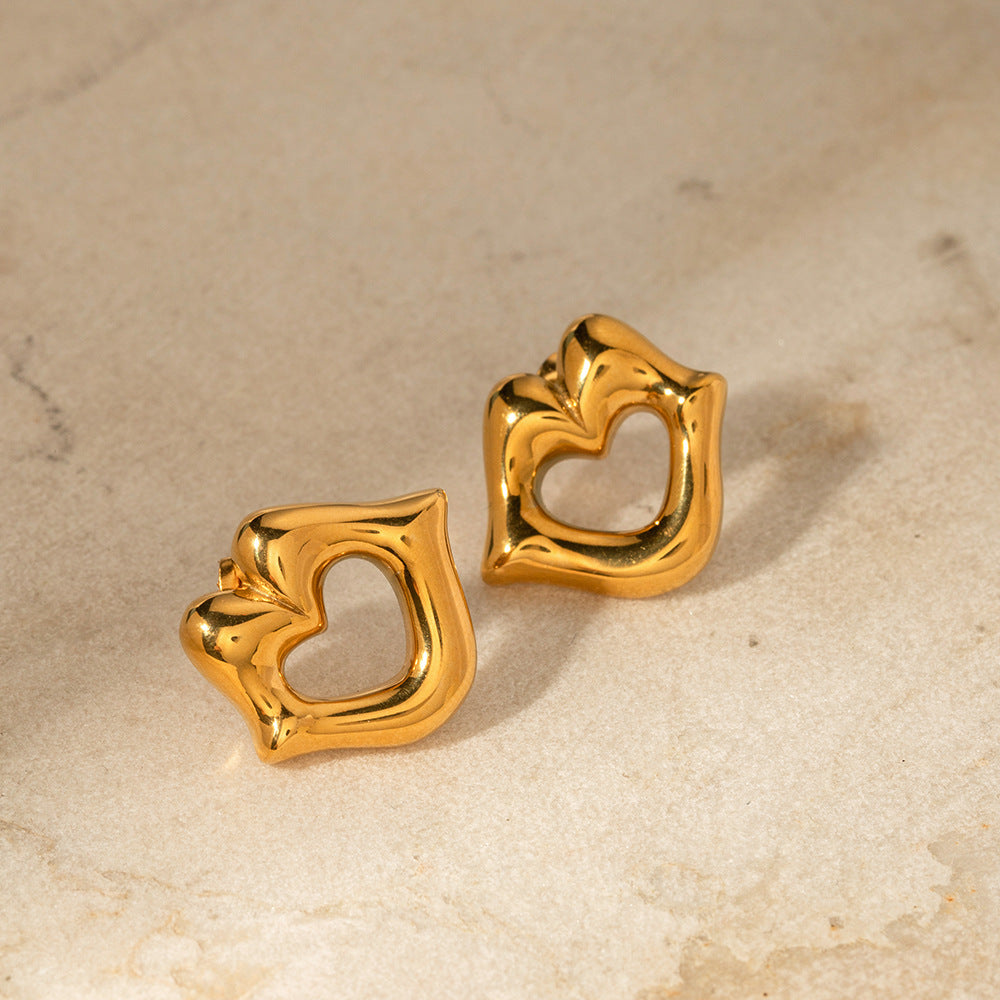 Boucles d'oreilles en or Amour