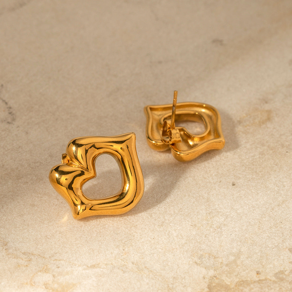 Boucles d'oreilles en or Amour