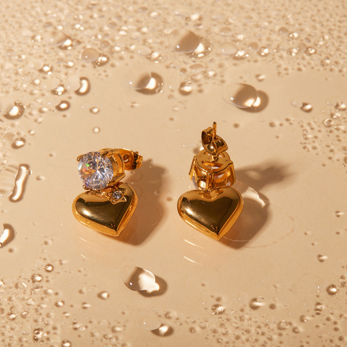 Pendientes Corazón Amour