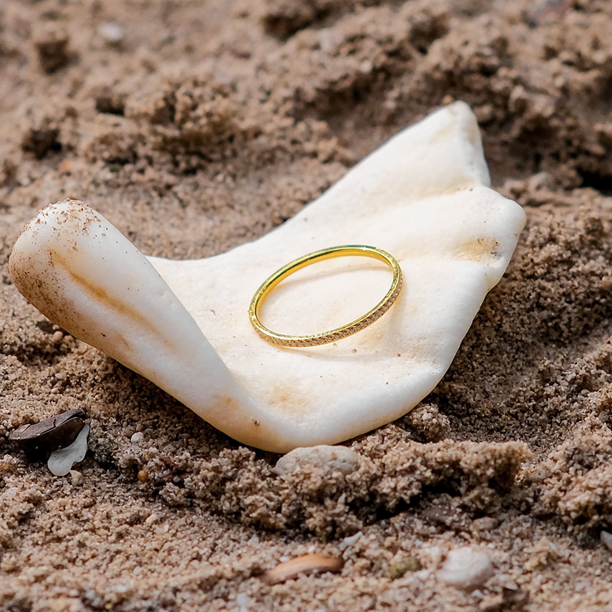 Ariana Slim Gouden Ring