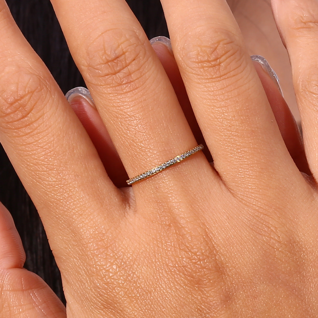 Ariana Slim Gouden Ring