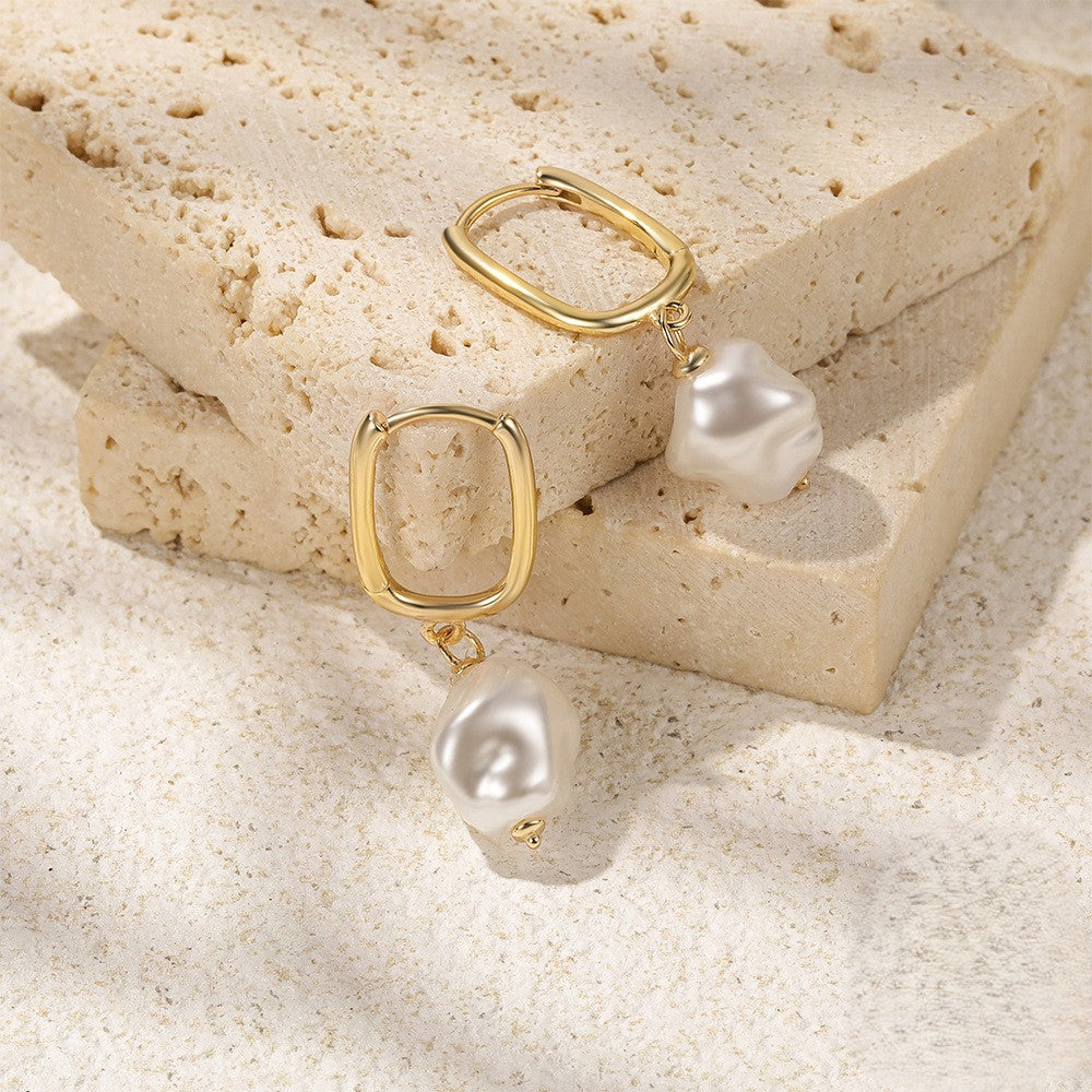 Boucles d'oreilles en perles d'eau douce Aurelia