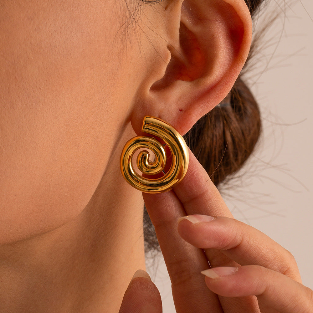 Boucles d'oreilles Aurelia Spiral