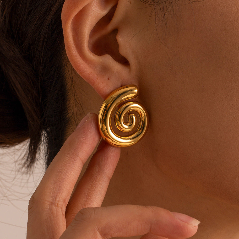 Boucles d'oreilles Aurelia Spiral