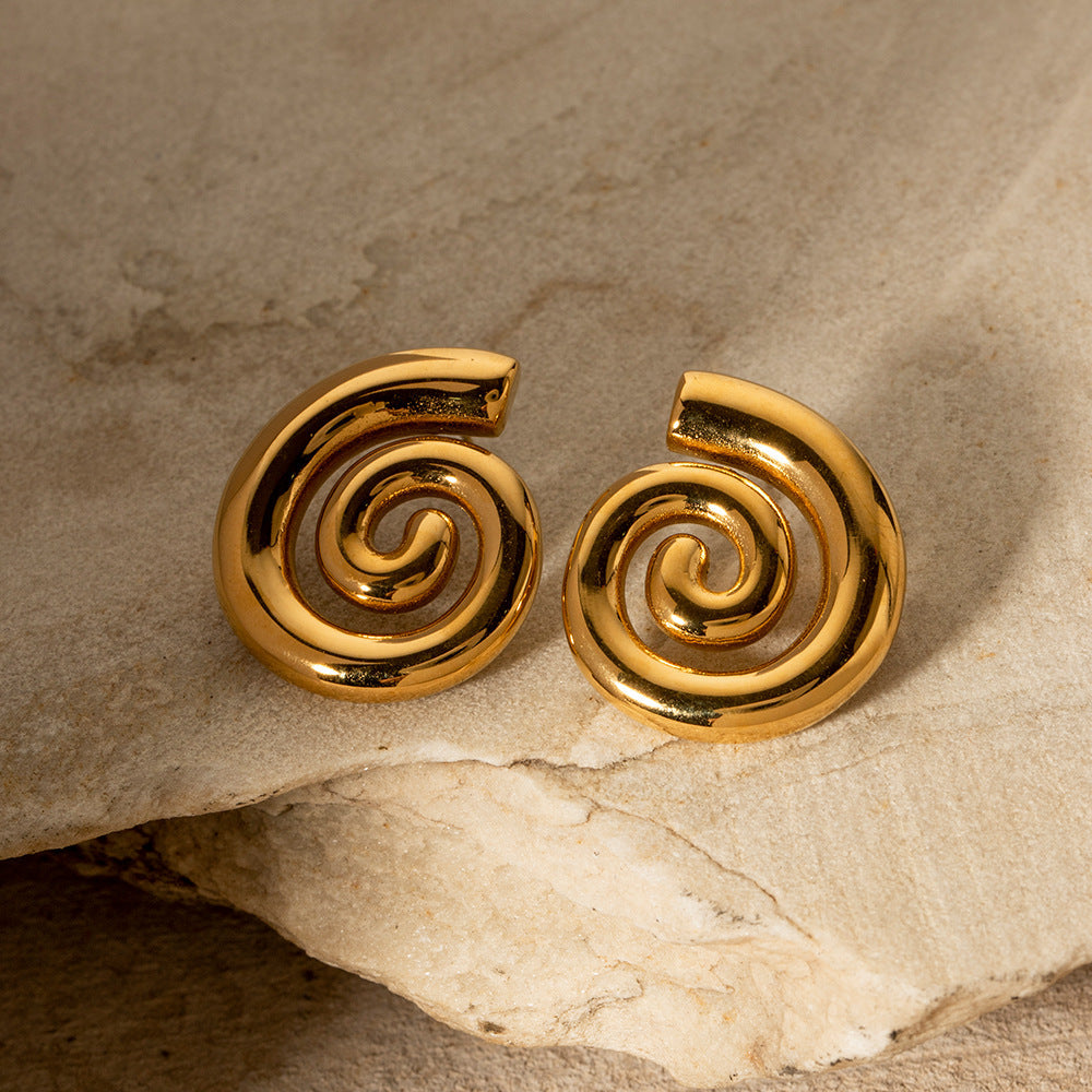 Boucles d'oreilles Aurelia Spiral