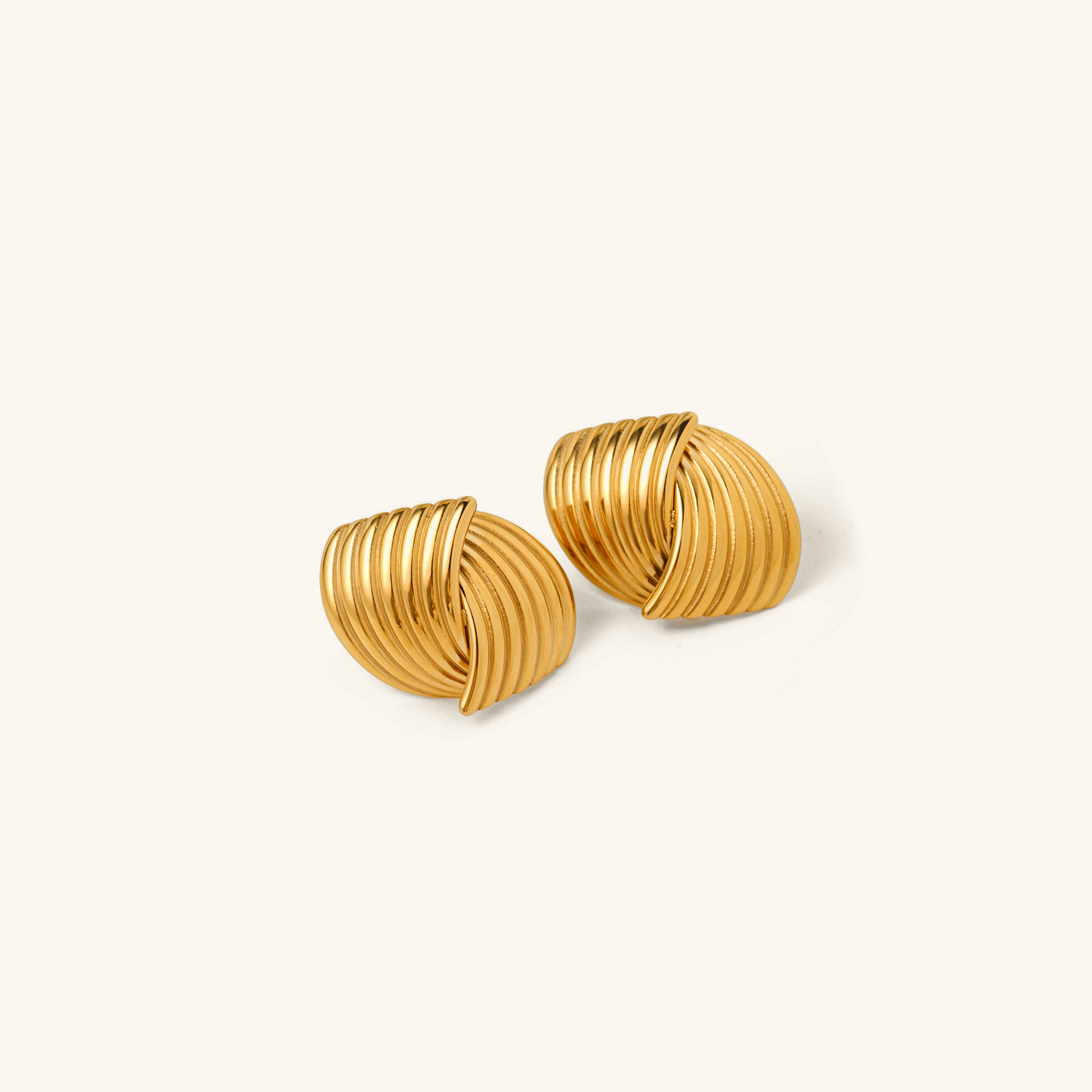 Boucles d'oreilles en or ailées Aurelia