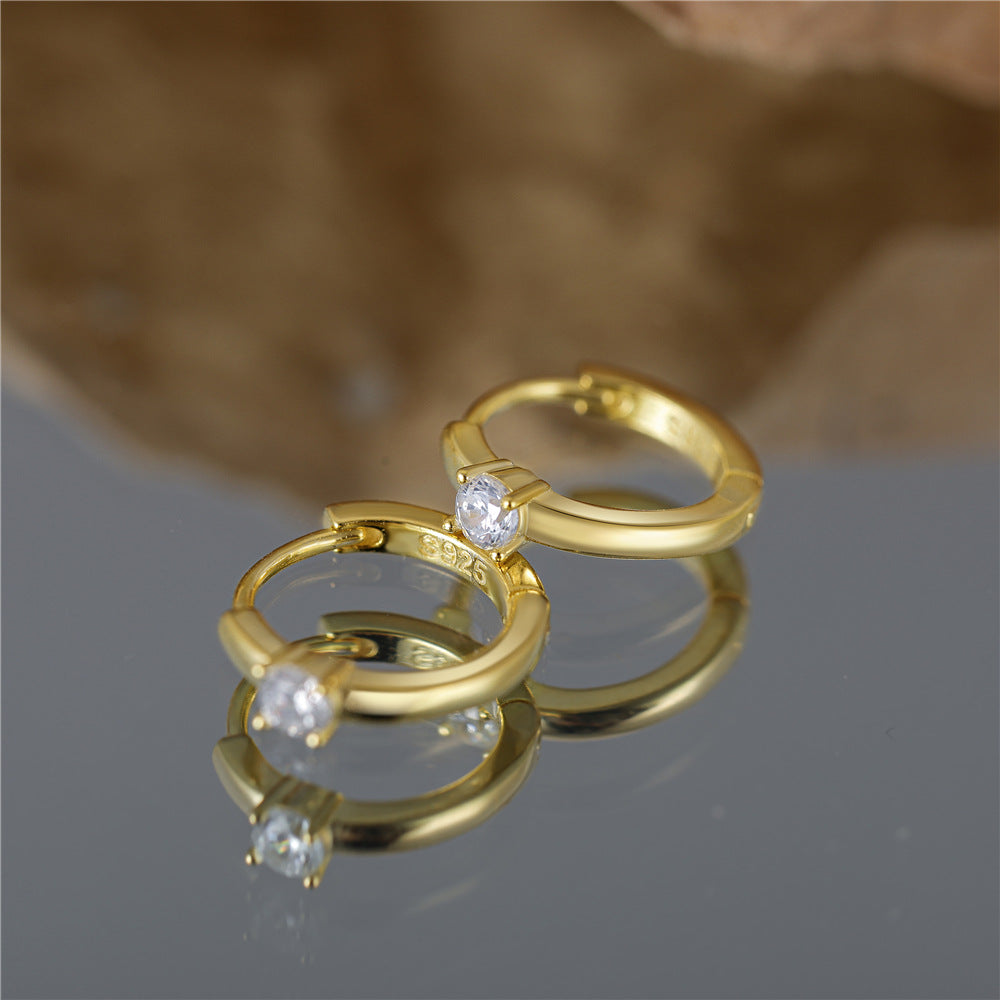 Boucles d'oreilles Aurielle Solitaire