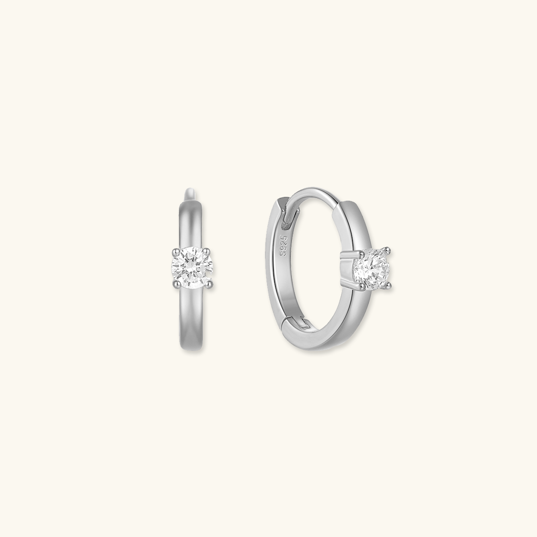 Boucles d'oreilles Aurielle Solitaire