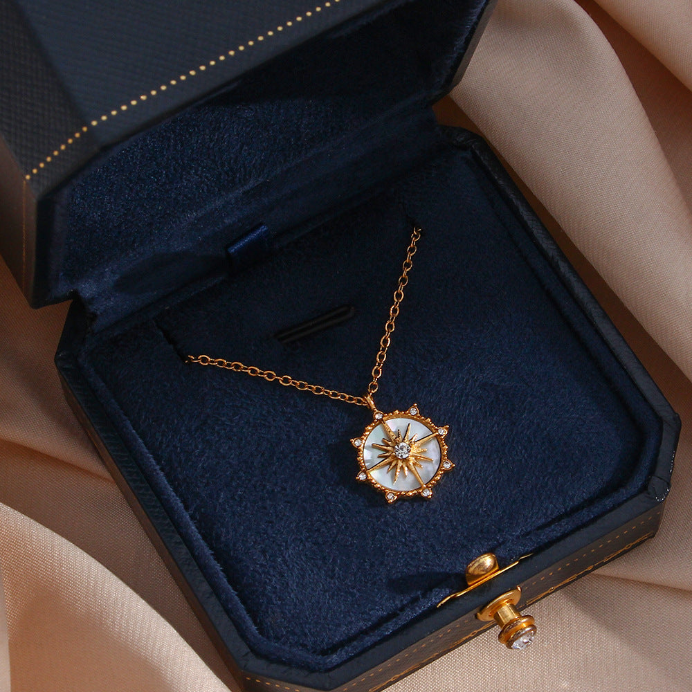 Aurora Starburst Gouden Ketting