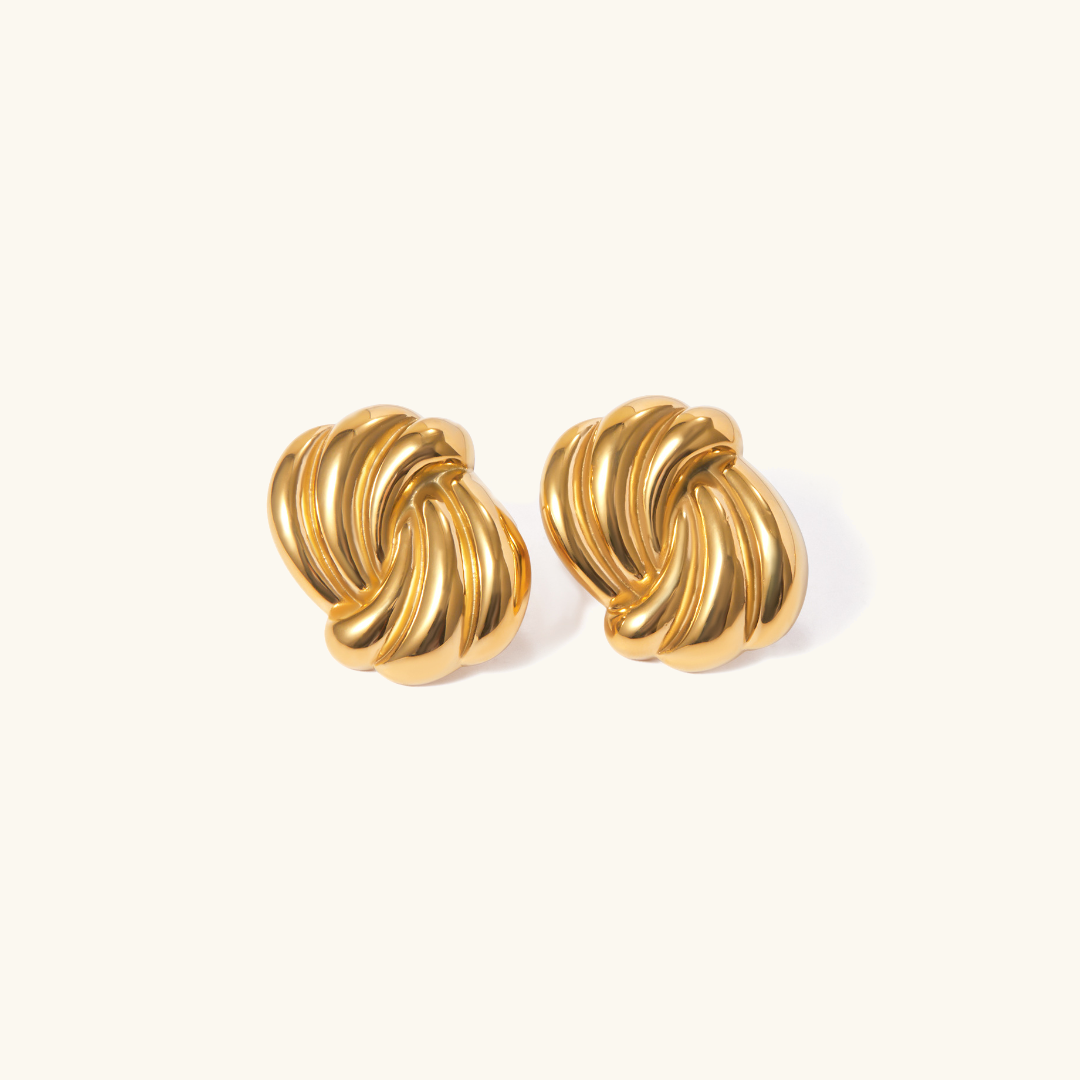 Pendientes Aurora Swirl Gold