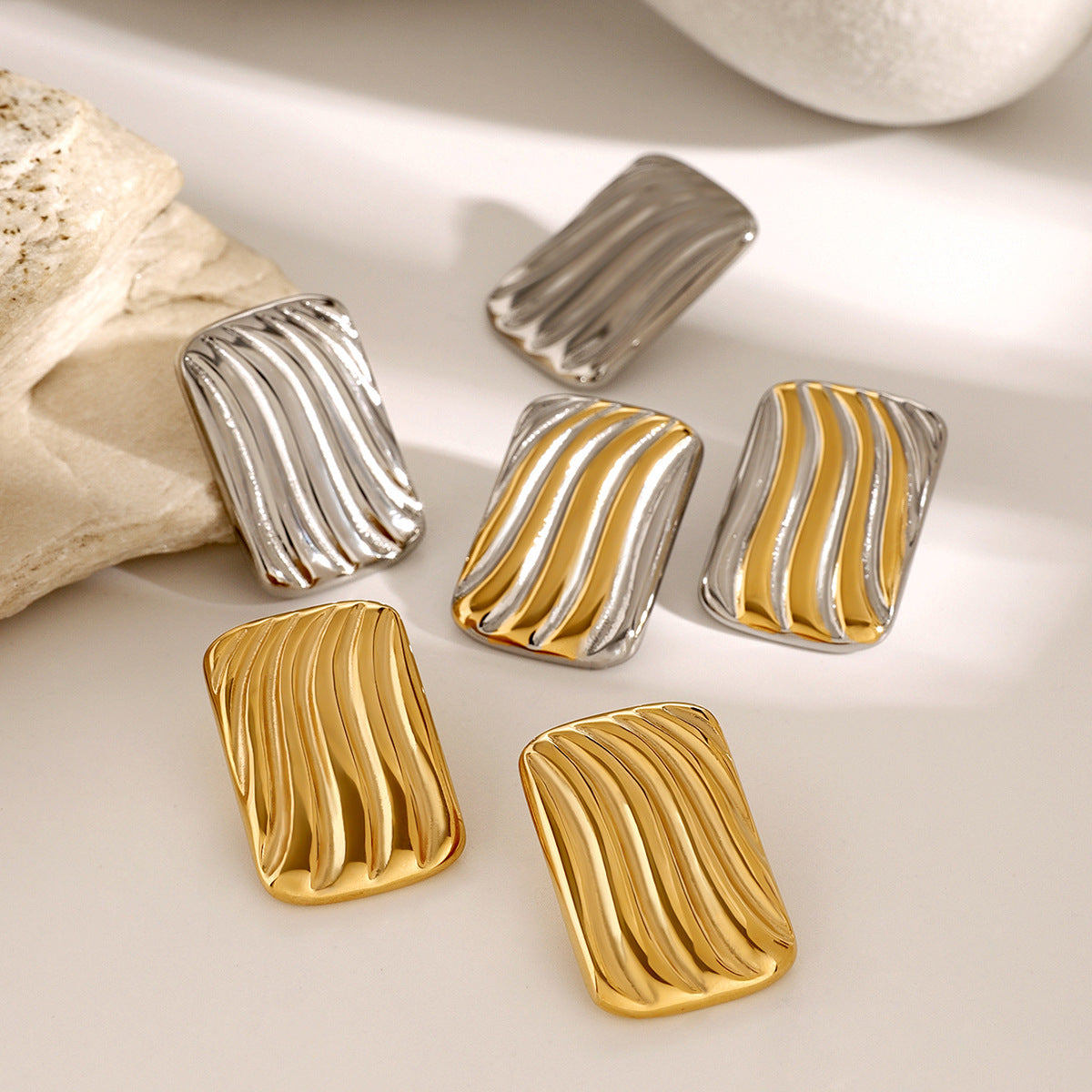 Pendientes Aurora Wave