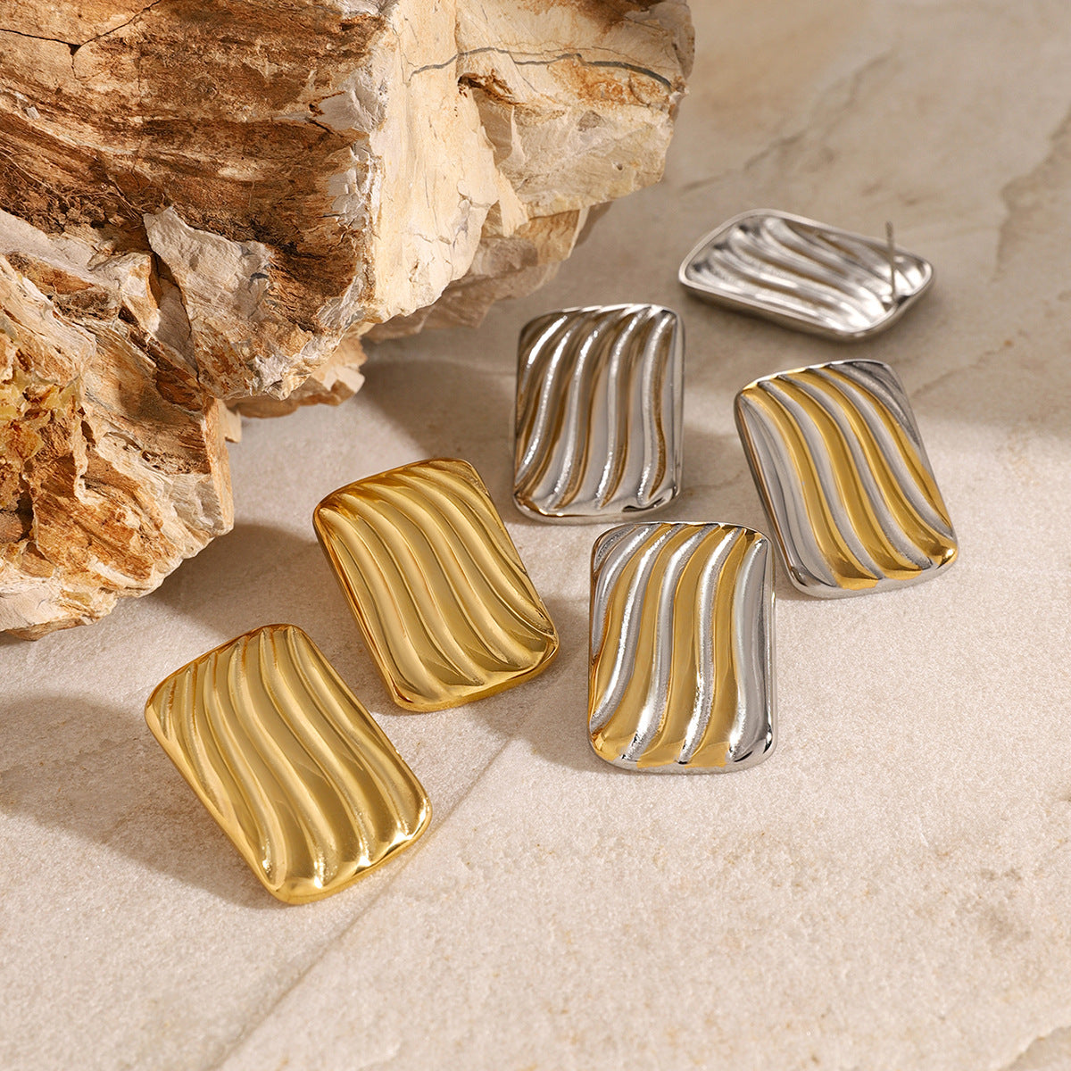 Pendientes Aurora Wave