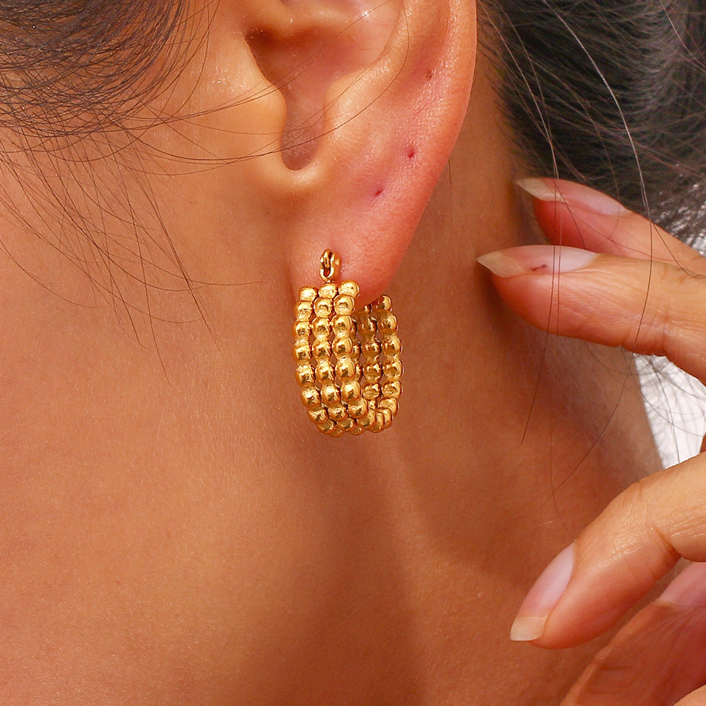 Pendientes Aurora Woven Cascade
