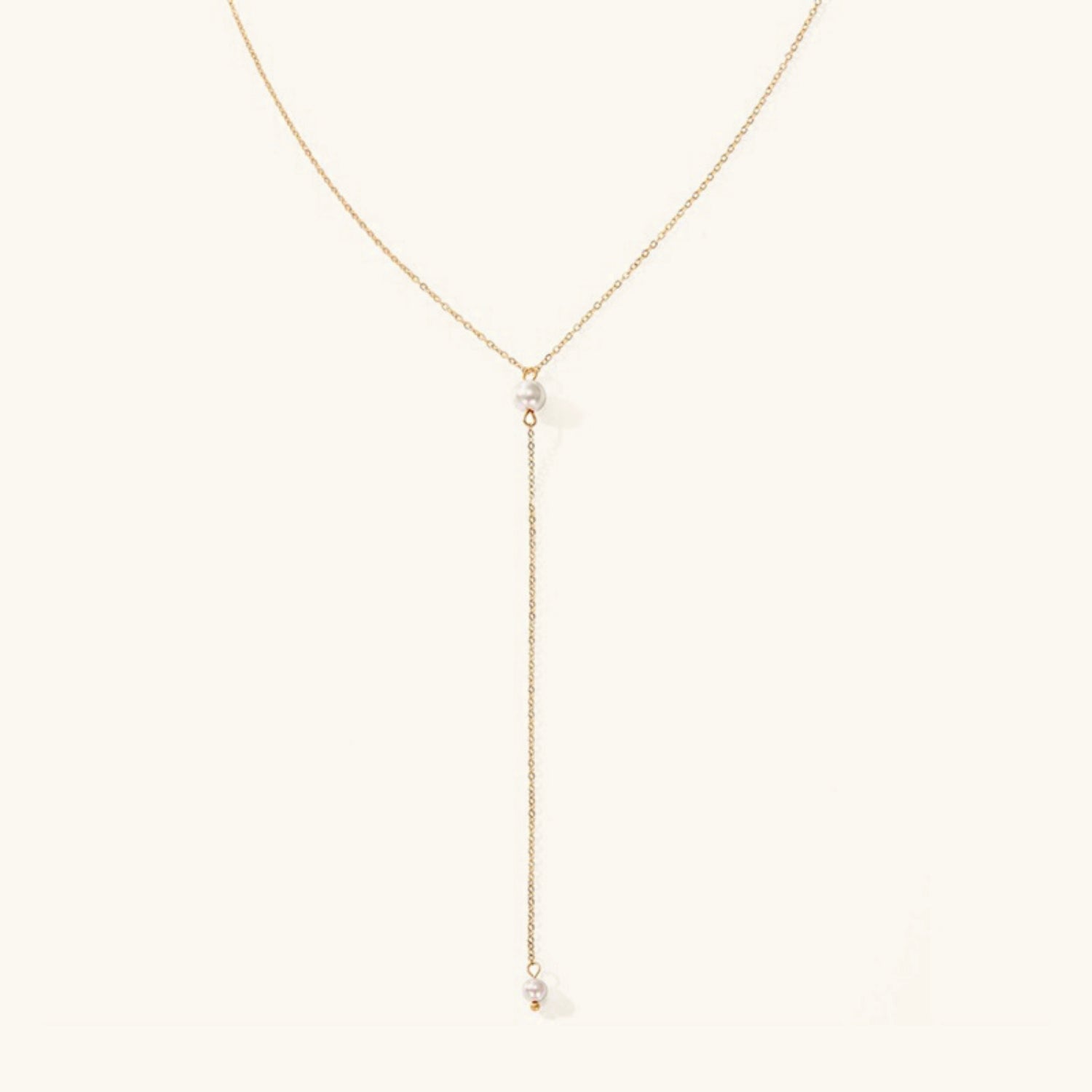 Beatrice Pearl Drop - Y-Ketting