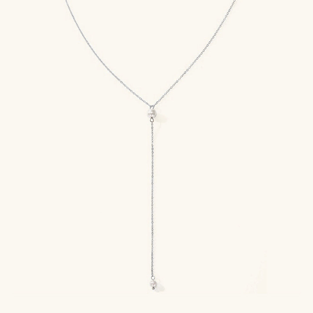 Beatrice Pearl Drop - Y-Ketting
