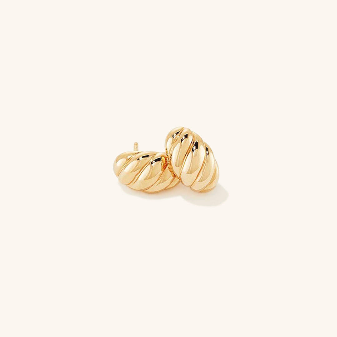Boucles d'oreilles Huggie Croissant Brielle