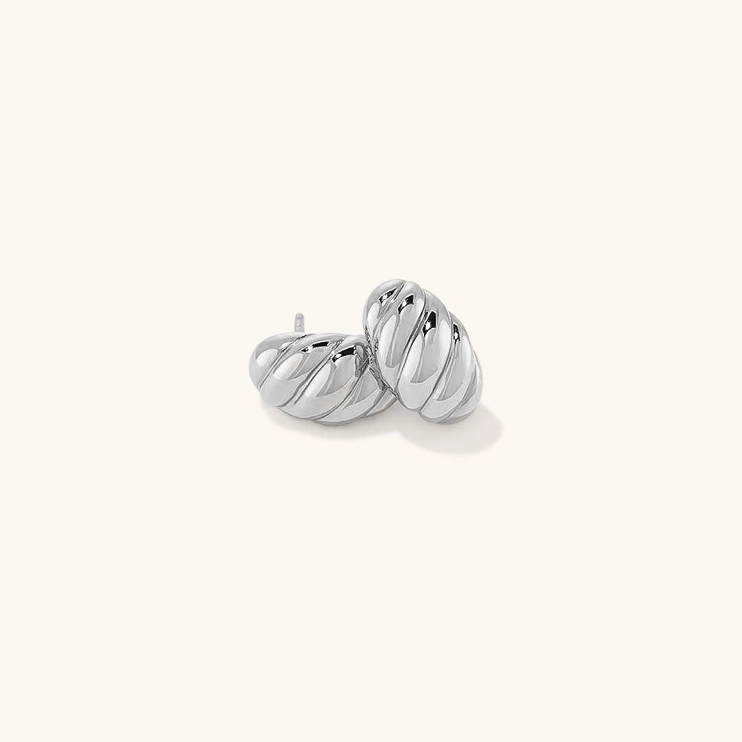 Boucles d'oreilles Huggie Croissant Brielle