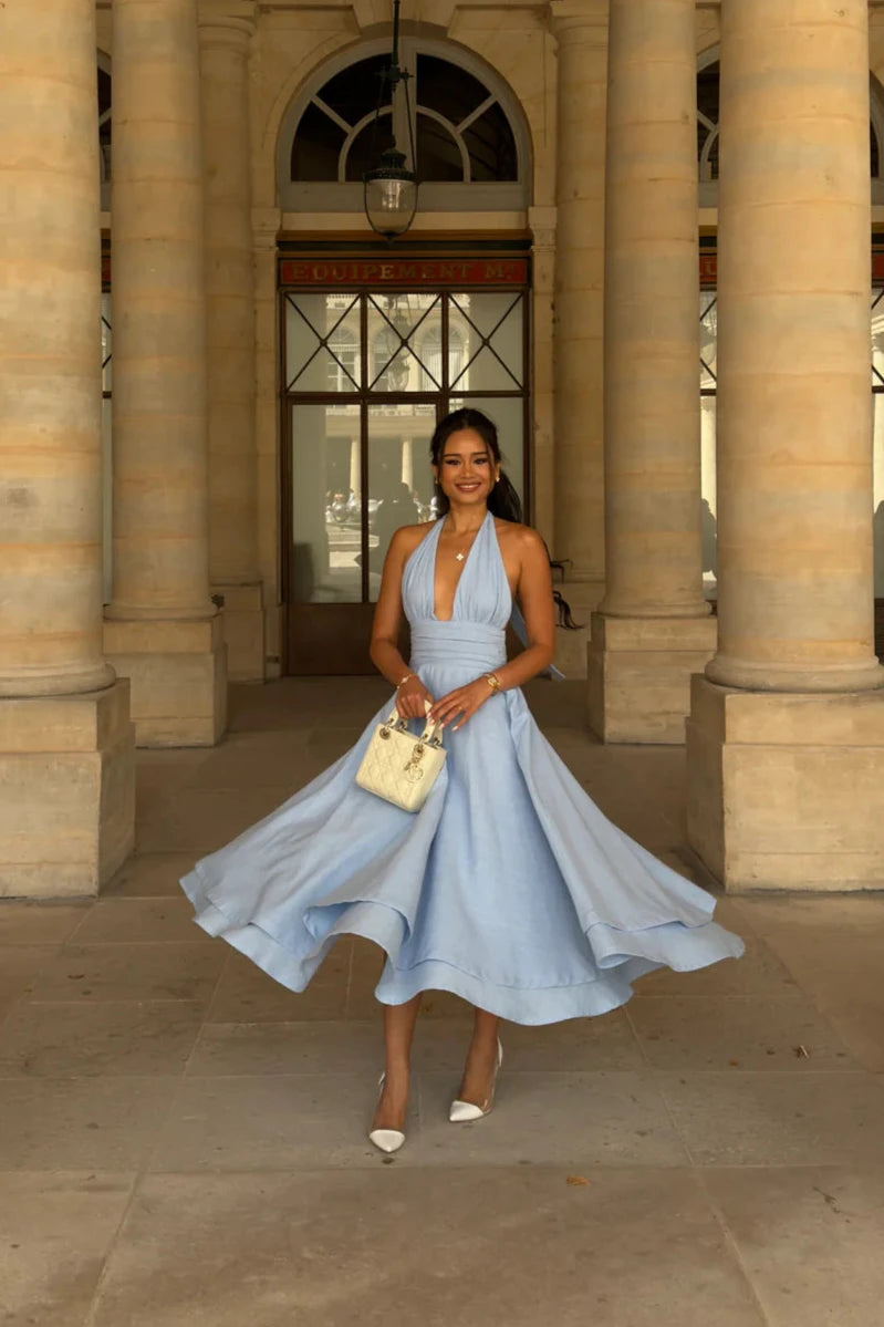 Double layered midi dress clearance