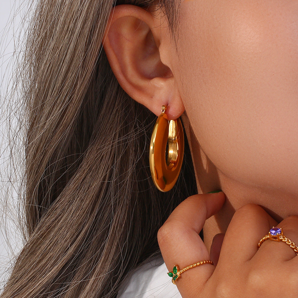 Boucles d'oreilles créoles Celeste Bold