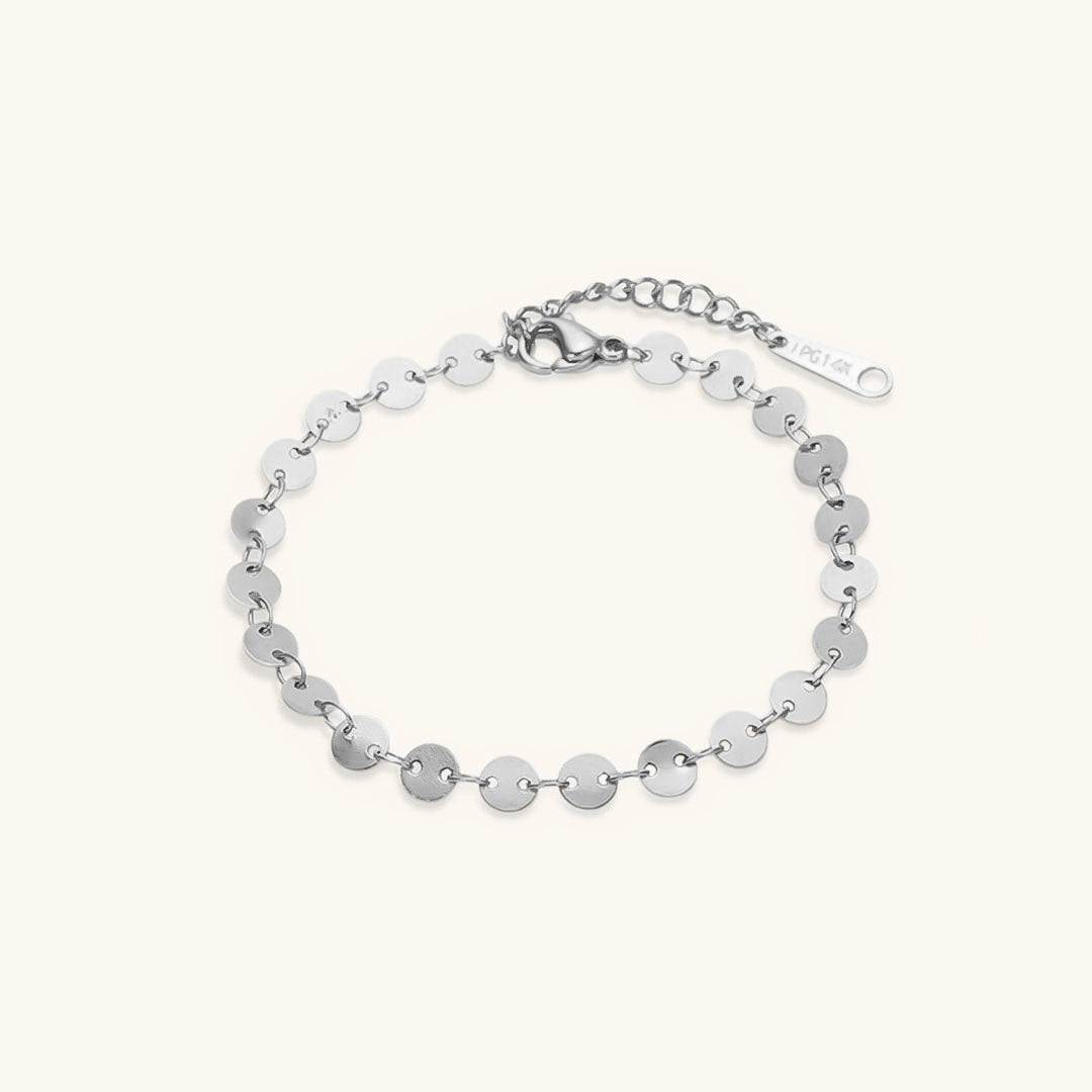 Celeste Gouden Schijf Armband
