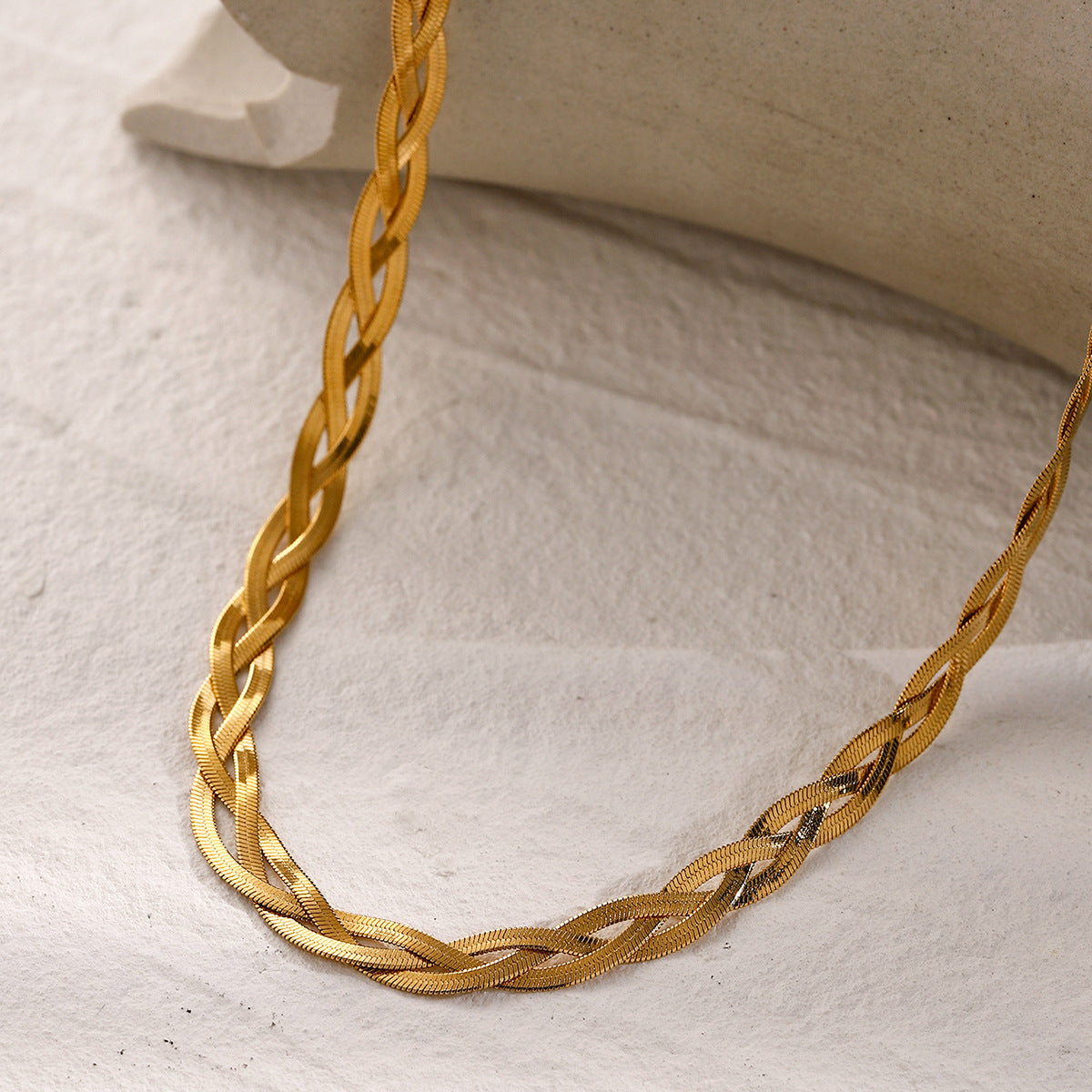 Collar Corinna Twisted Gold