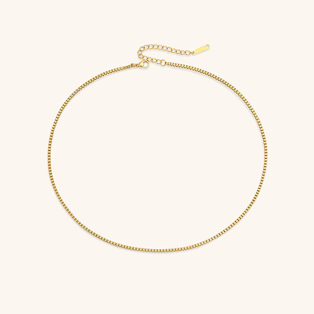 Collier en chaîne Danica Box - Or