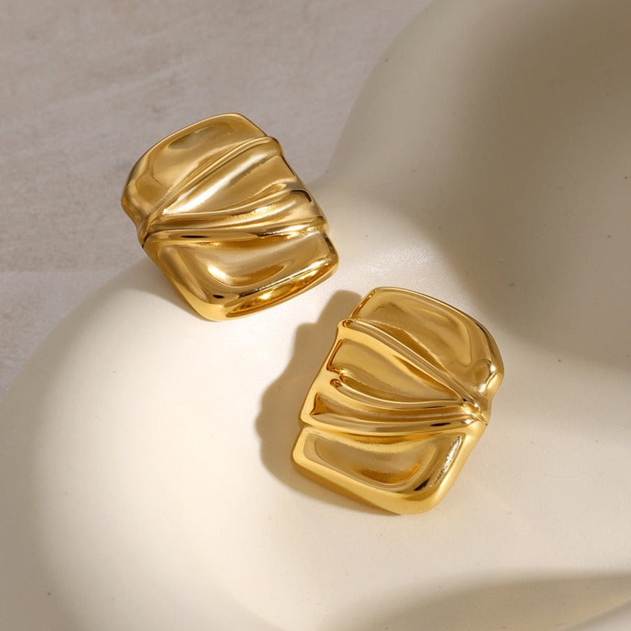 Delphine Gouden Oorbellen