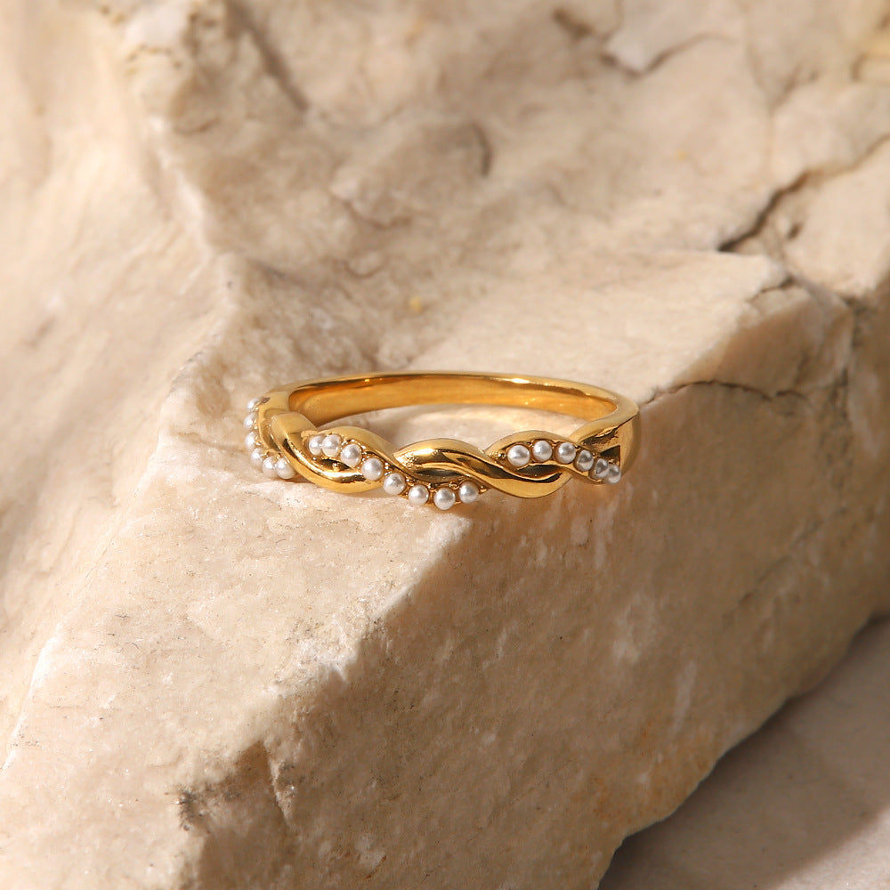 Bague en Perle d'Eau Douce Elara