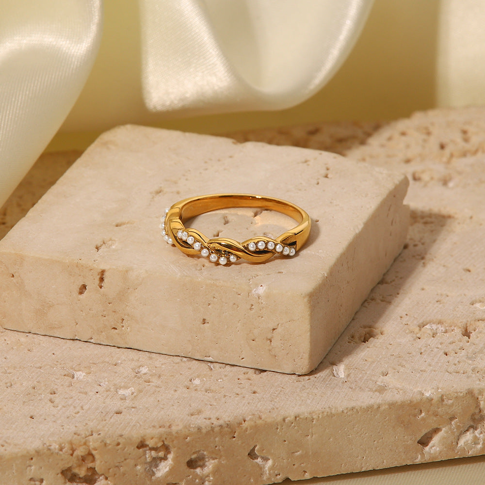 Bague en Perle d'Eau Douce Elara