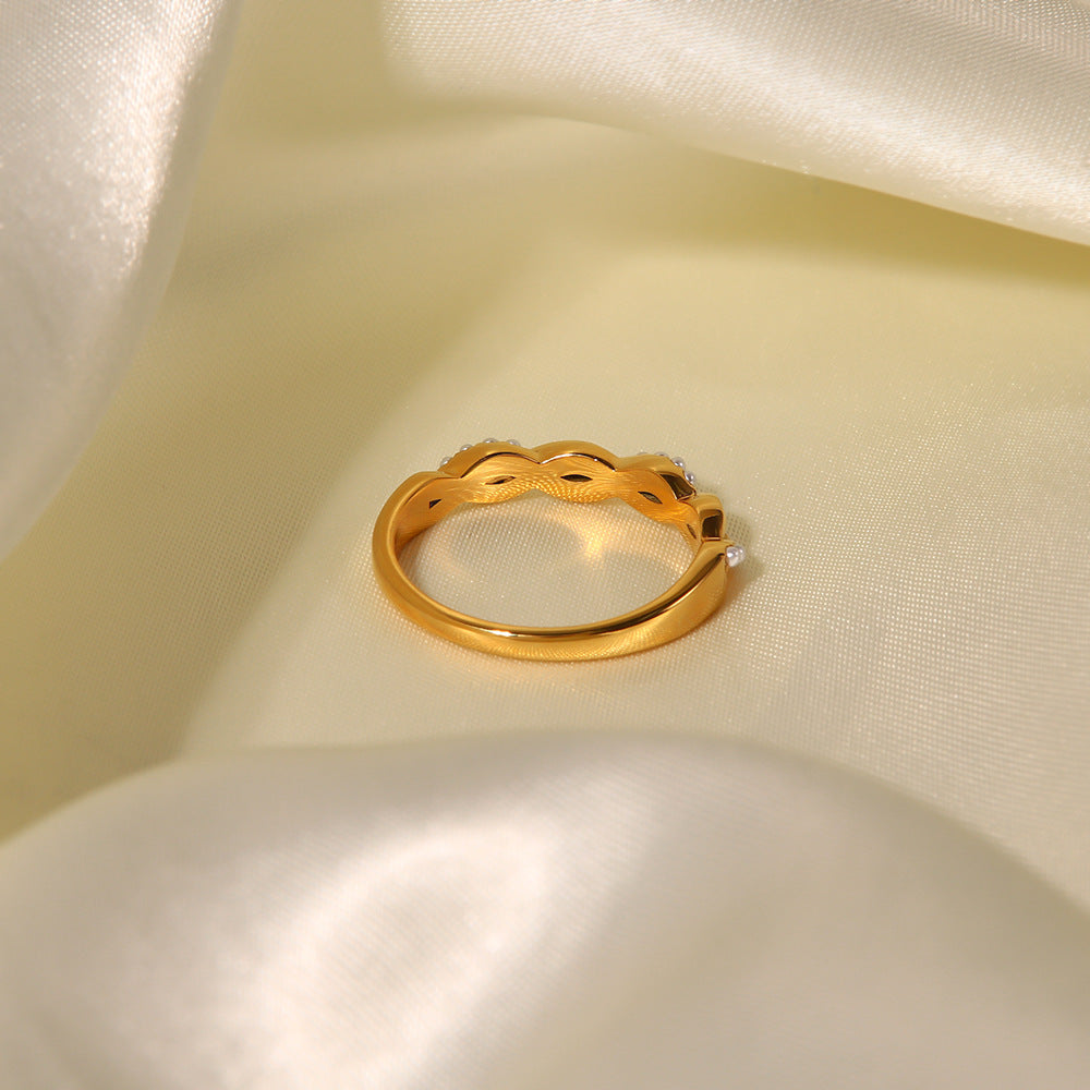 Bague en Perle d'Eau Douce Elara