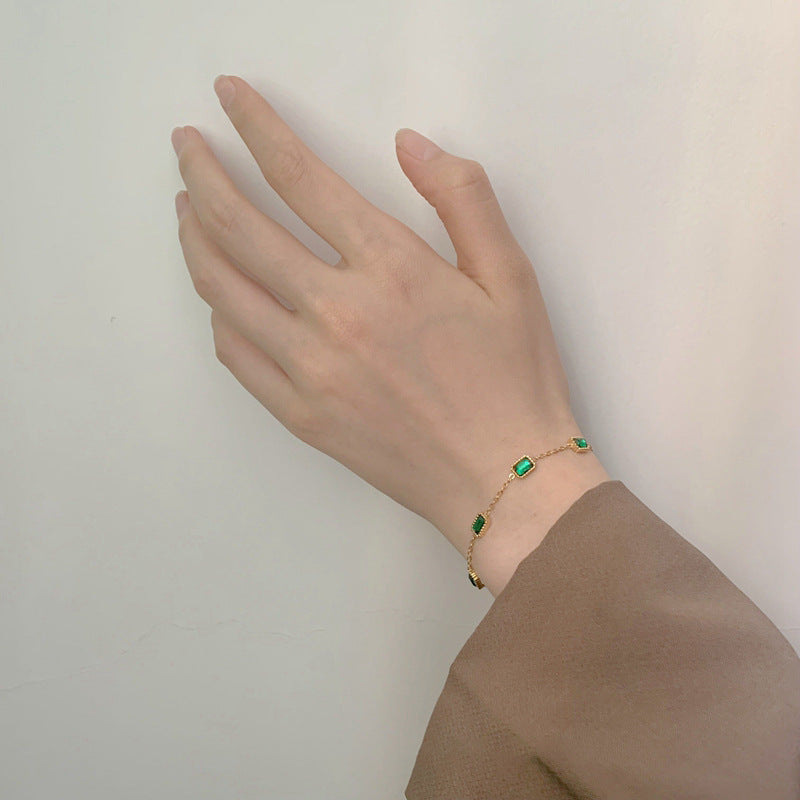 Emerald Allure Gouden Armband