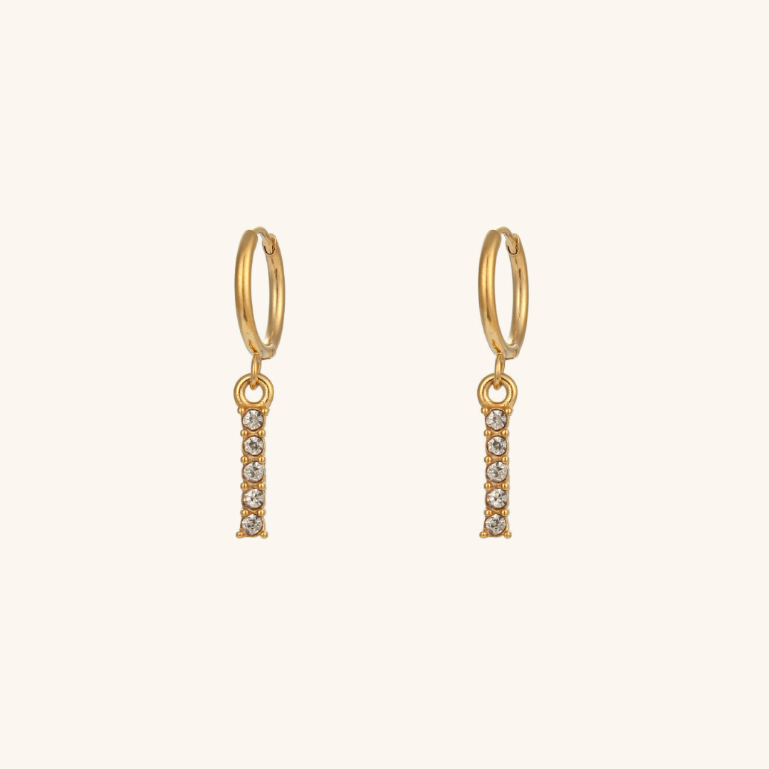 Aimee Initial Oorbellen