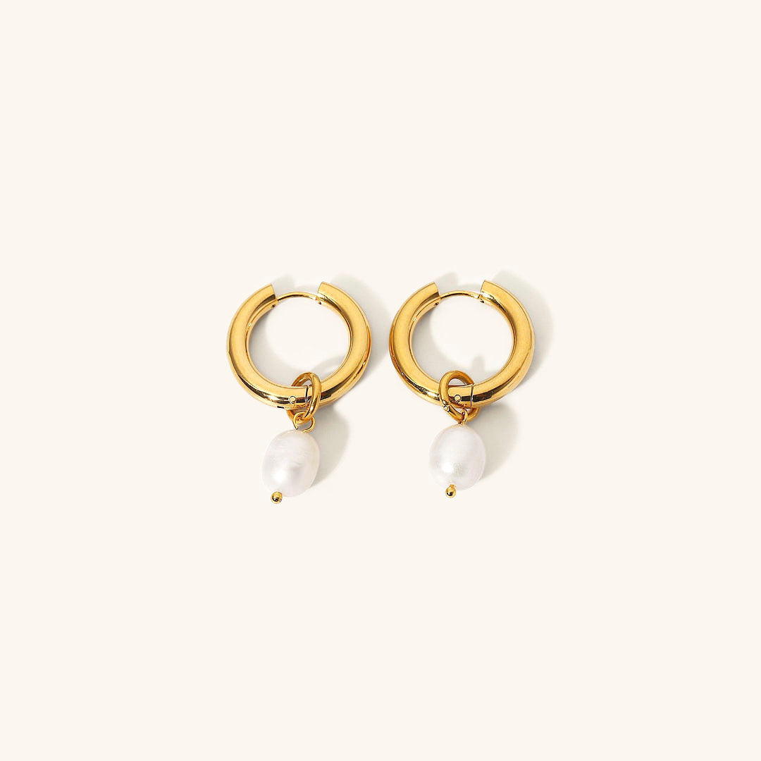 Isla Pearl Drop Oorbellen