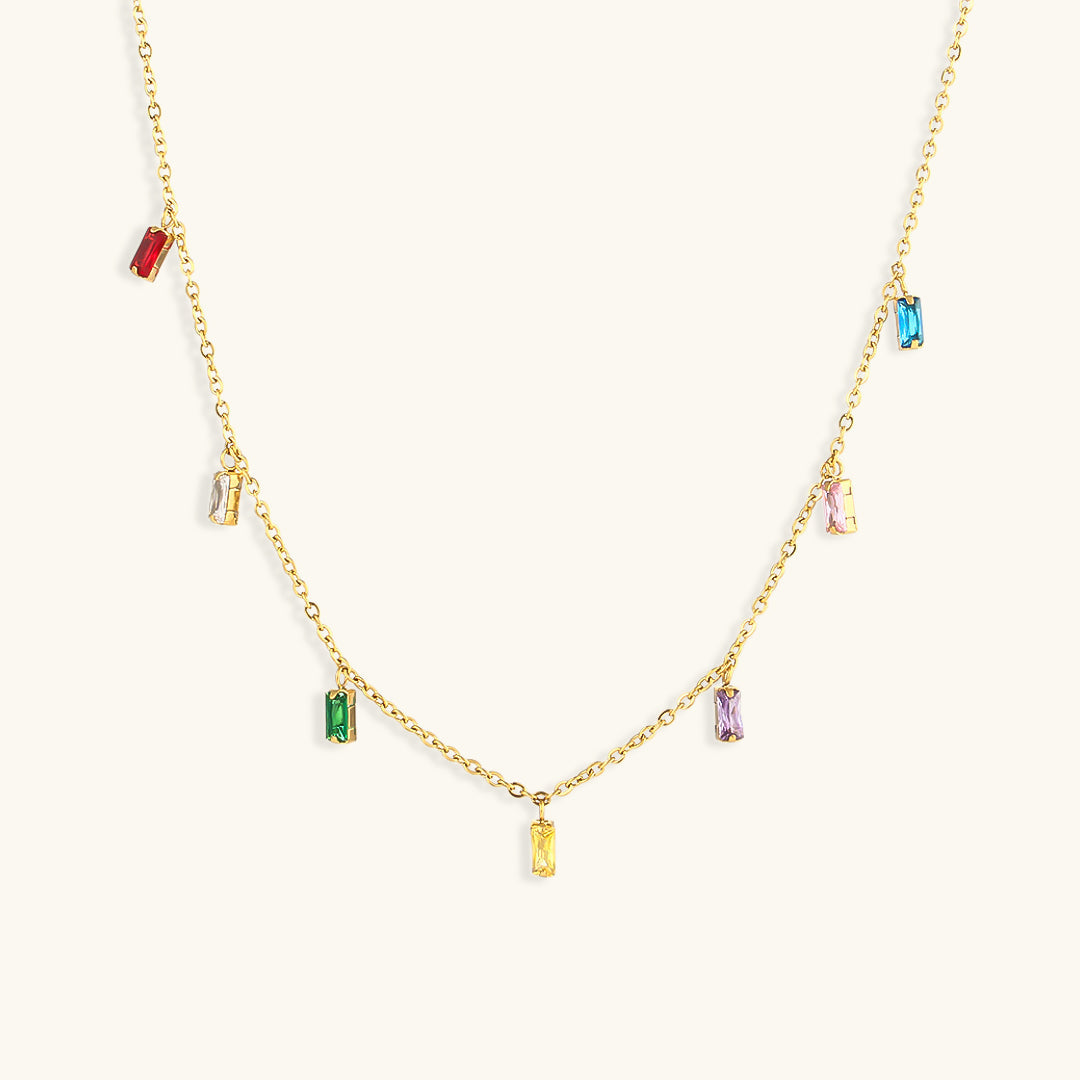 Josephine - Multikleurige Edelsteen Ketting