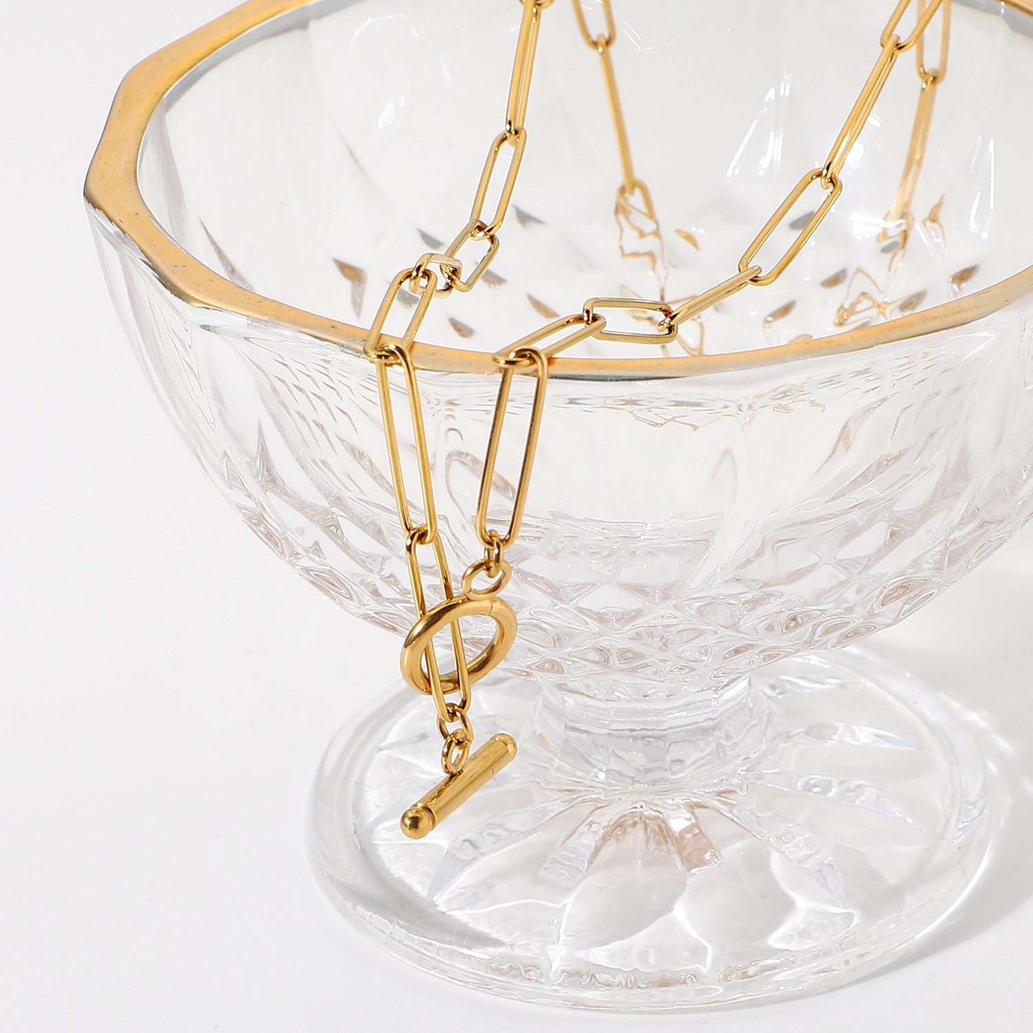 Joyce - Gedurfde Sluiting Gouden Ketting