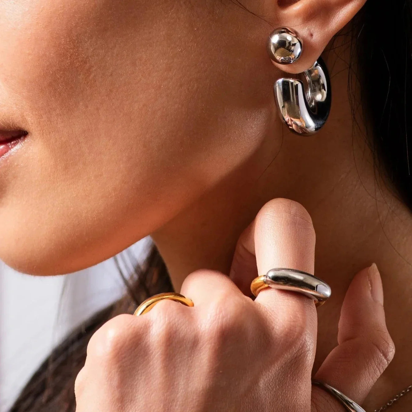 Zweifarbiger Ring Liora