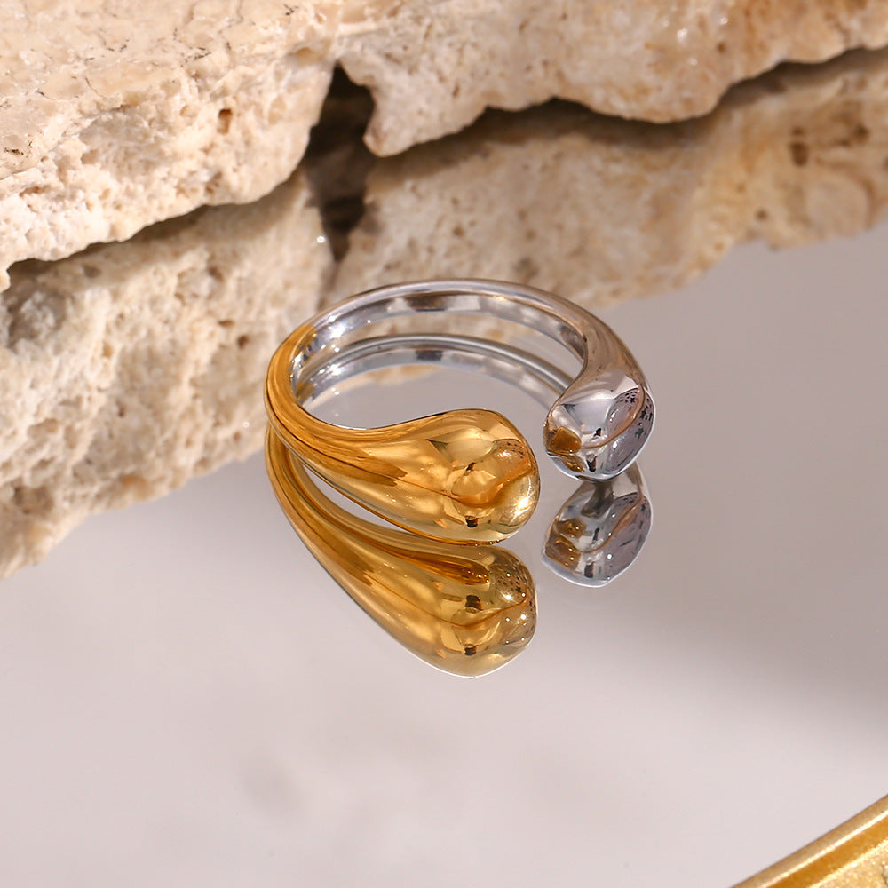 Zweifarbiger Ring Liora