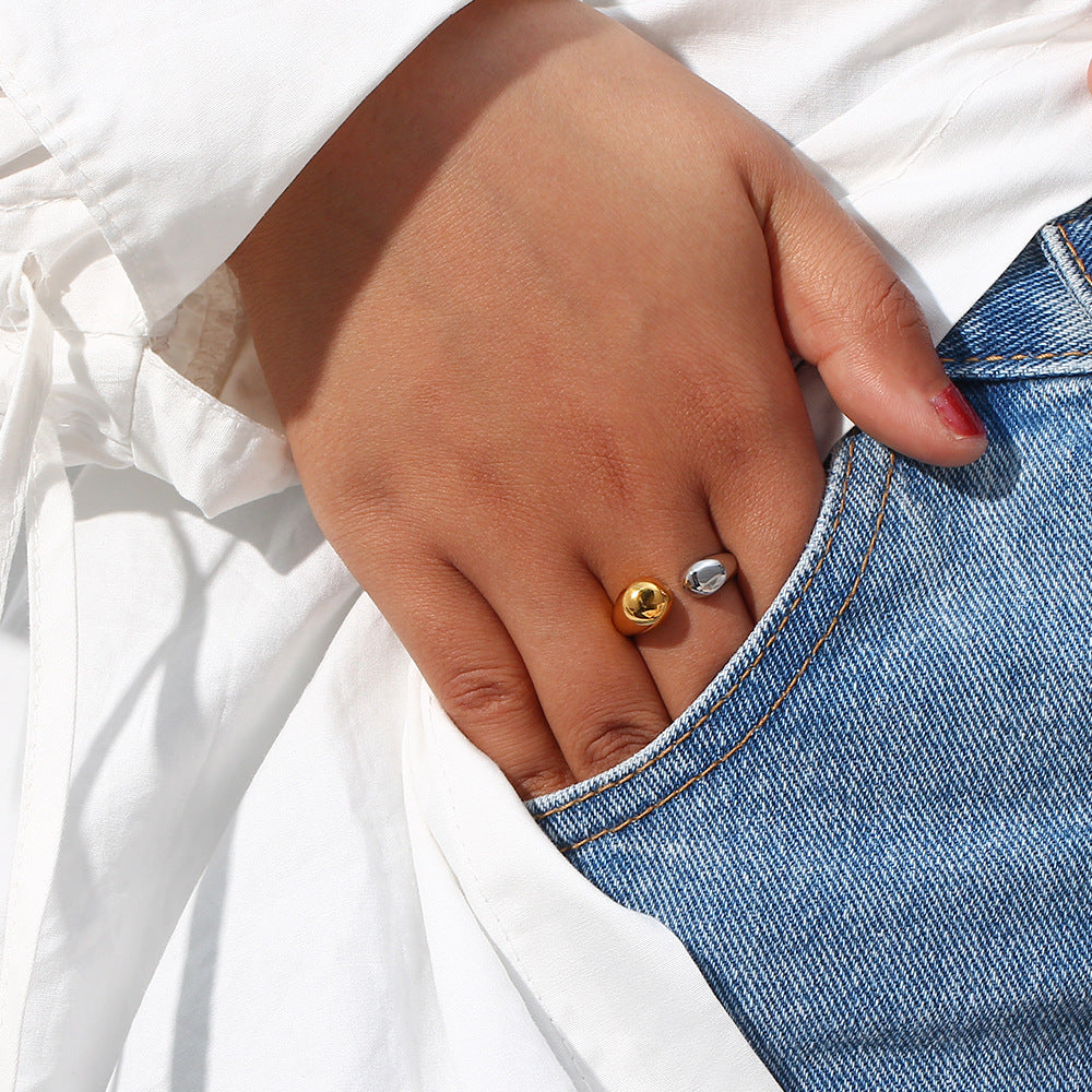 Zweifarbiger Ring Liora