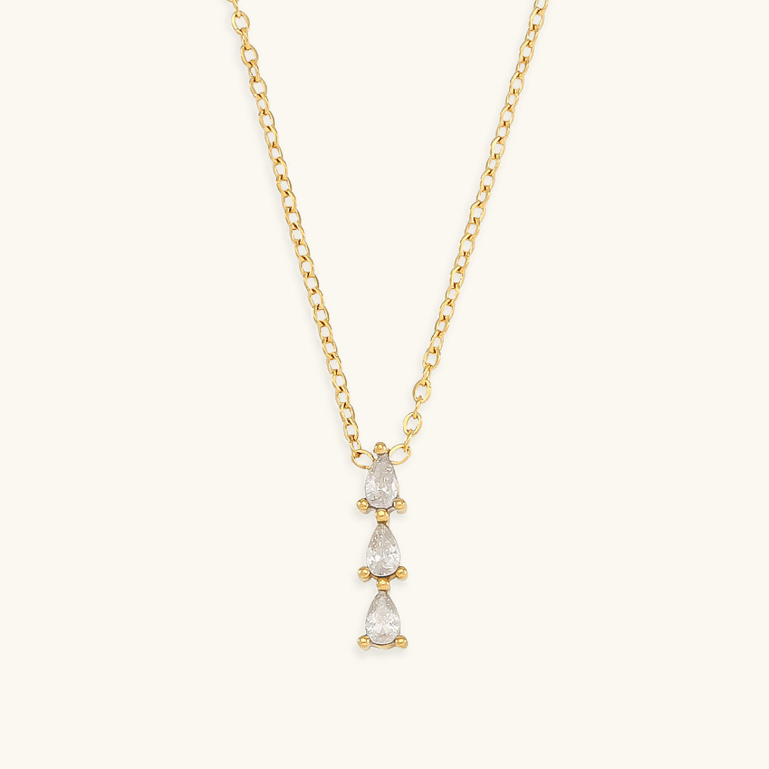 Collier en diamant Lira en forme de goutte