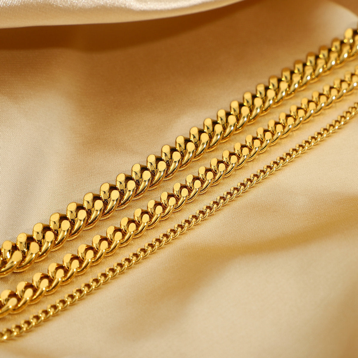 Luxe Cubaanse Schakel Gouden Enkelband