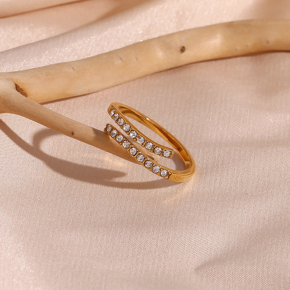 Lyra diamanten ring