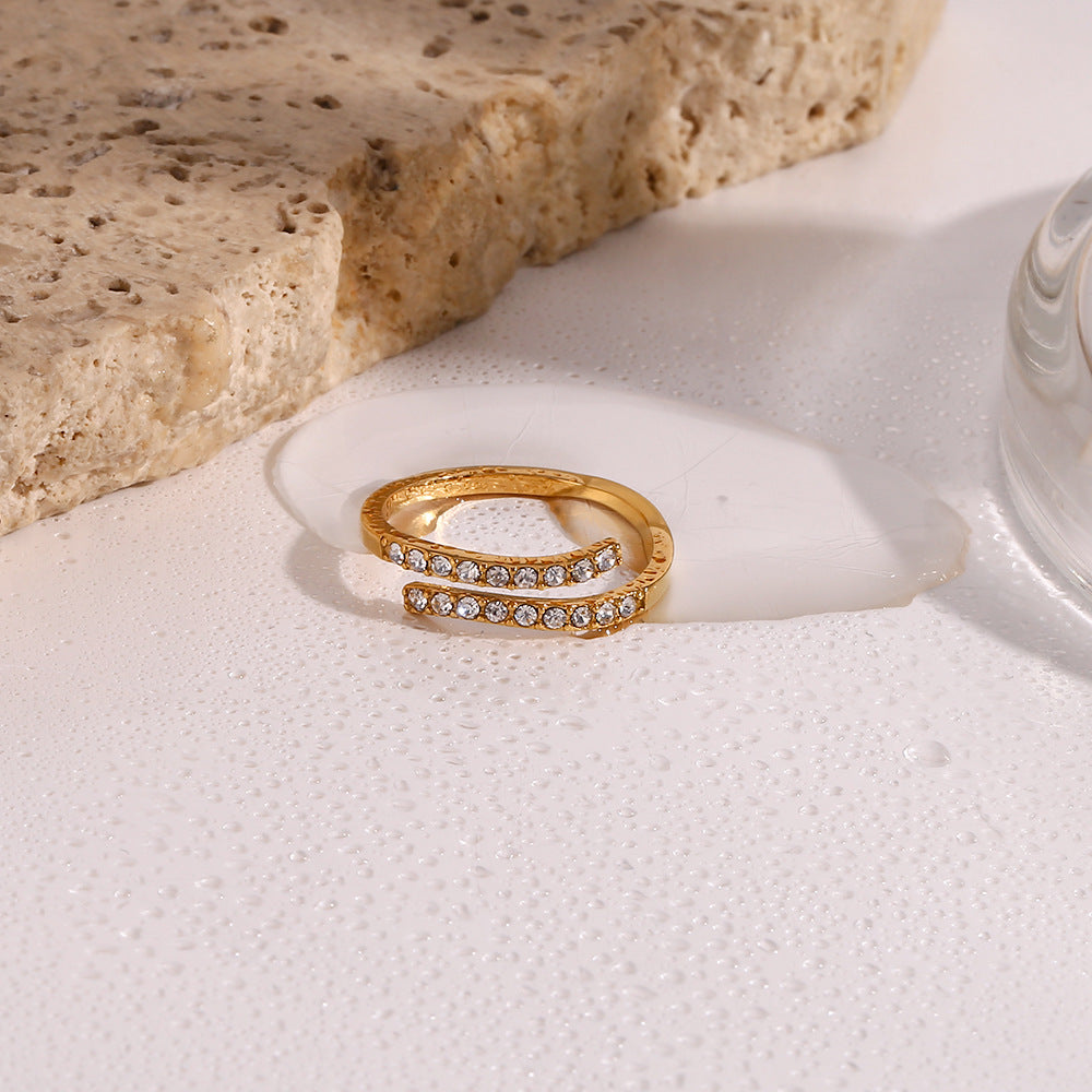 Lyra diamanten ring